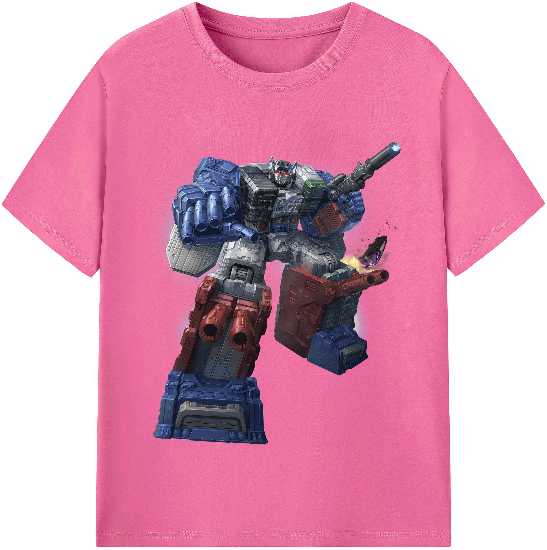 （画像用） Transformers トランスフォーマー レディースカジュアルプリントTシャツ（綿100％）